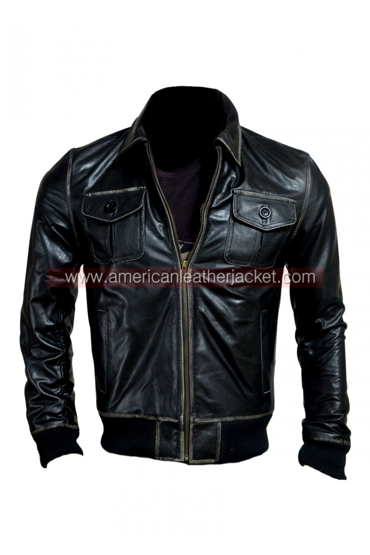 Once upon a time sheriff graham leather jacket jamie dornan jacket
